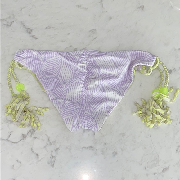 VS Purple & Green Reversible Bikini Bottom - Picture 4 of 7